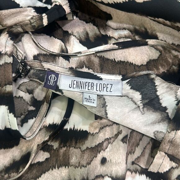 Jennifer Lopez Printed Romper Size Large - Picture 7 of 7